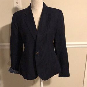 Navy Blue linen blazer